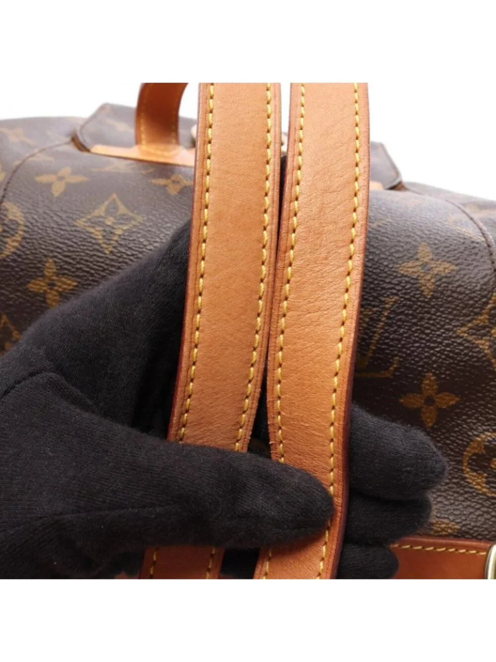 Louis Vuitton Backpack Montsouris MM Canvas Leather